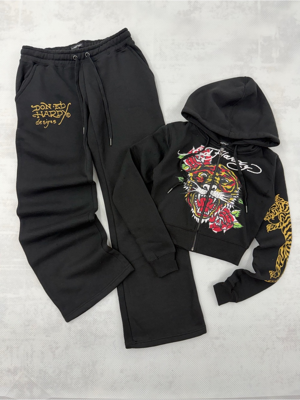 Ed Hardy  Tracksuit Set • Y2K Style • Size XS/S/M